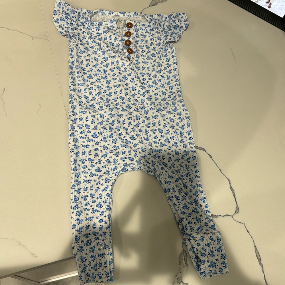 Posh Peanut Floral Romper
